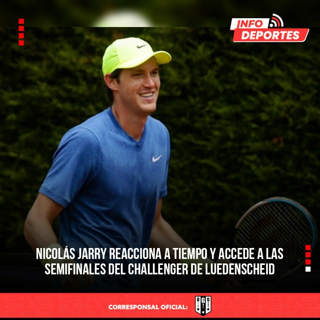 Nicolás Jarry reacciona a tiempo y accede a las semifinales del Challenger de Luedenscheid