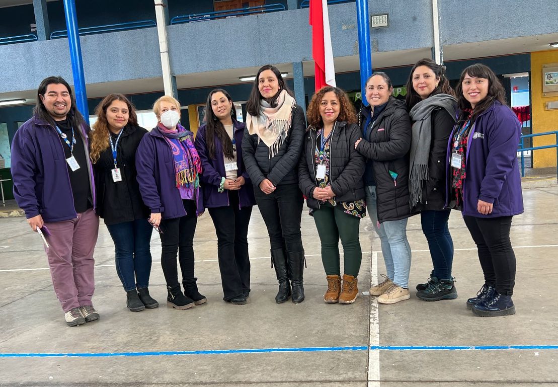 Delegación Presidencial Provincial junto a la Seremi Metropolitana visitan Colegio Los Jazmines