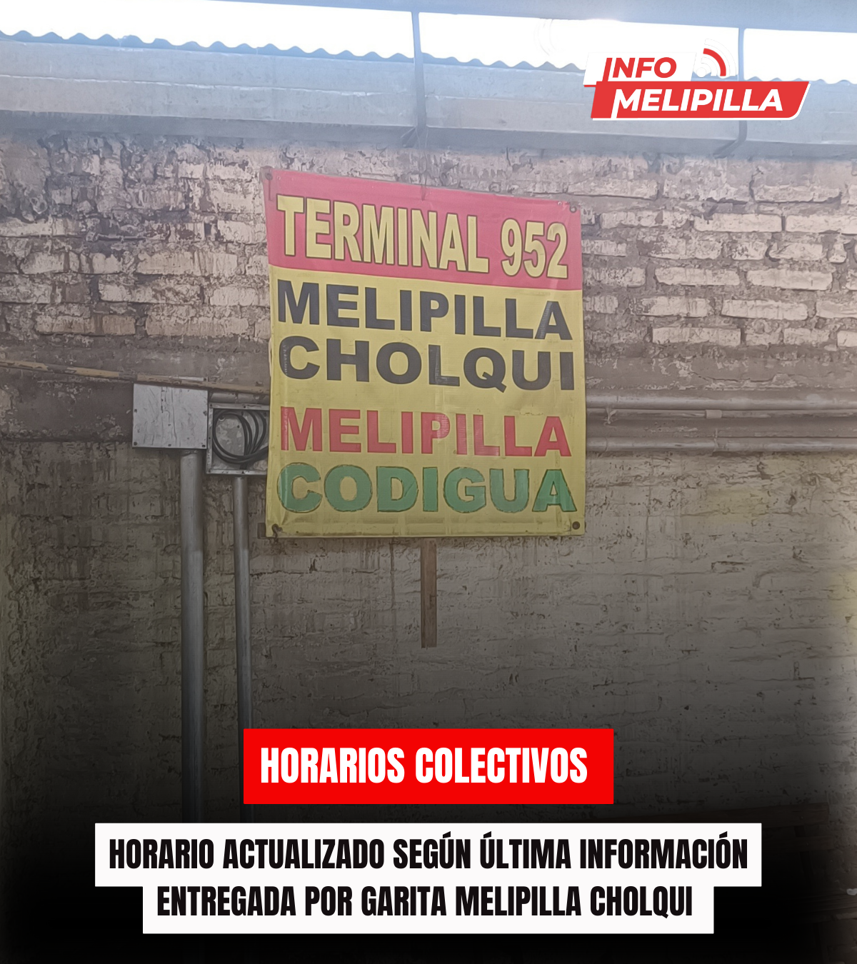 Horarios colectivos melipilla,cholqui y codigua