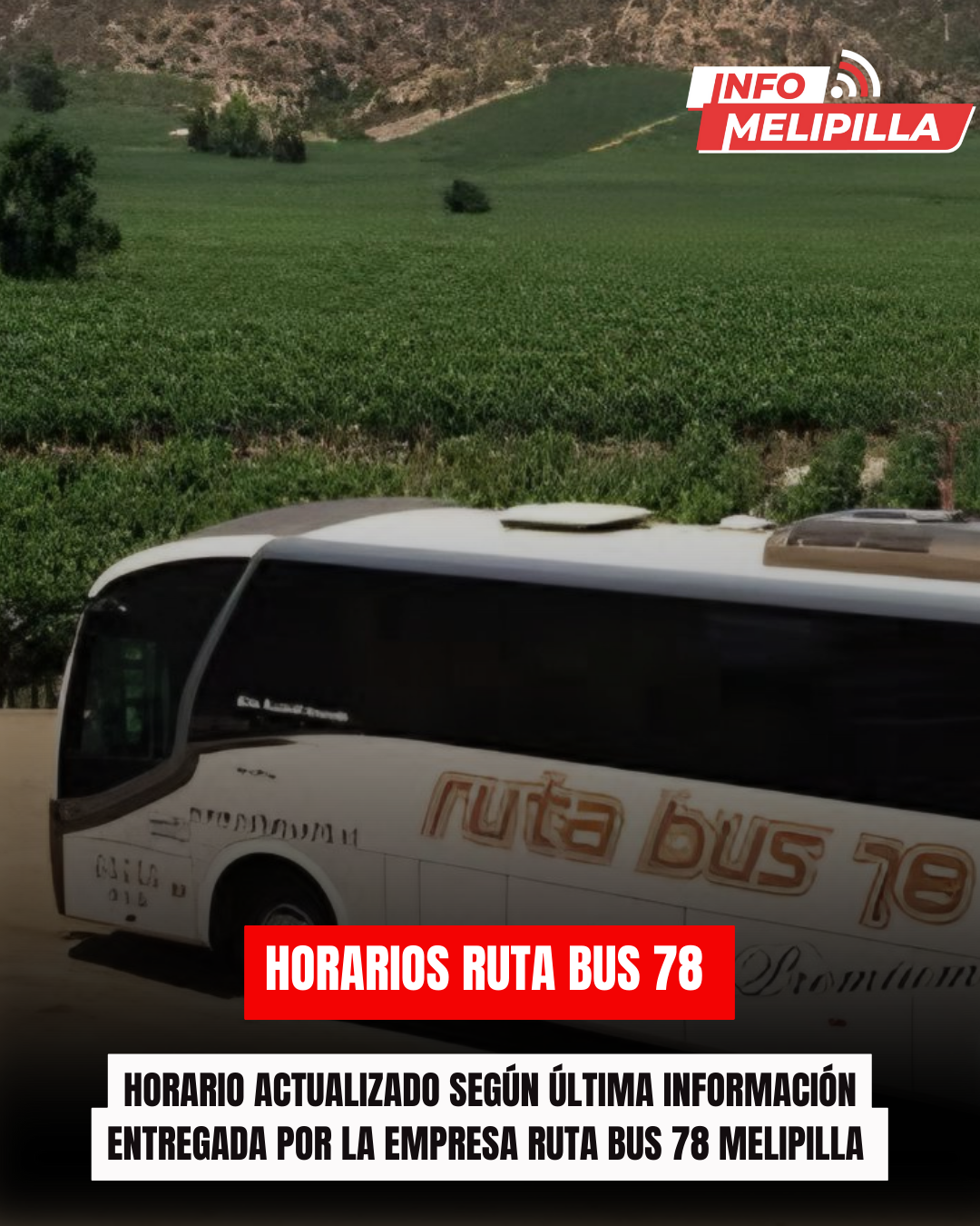Horarios de buses empresa ruta bus 78 melipilla