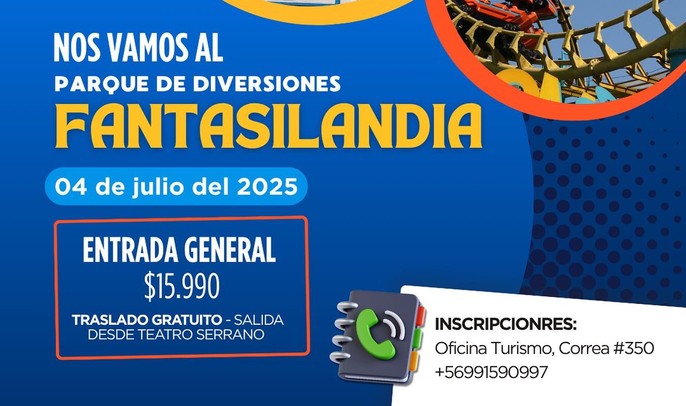 Oficina de Turismo de Melipilla invita a una aventura inolvidable en Fantasilandia
